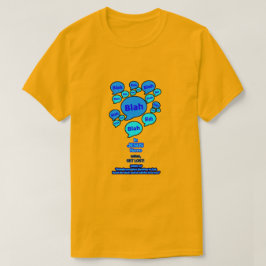 Widerstehe dem Teufel - Blaues Logo - T-Shirt