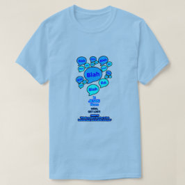 Widerstehe dem Teufel - Blaues Logo - T-Shirt