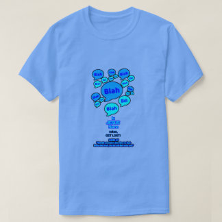 Widerstehe dem Teufel - Blaues Logo - T-Shirt