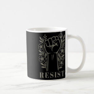 Widerstehe floraler Anti-Trump politischer Protest Kaffeetasse