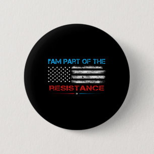 Widerstehe Ich Bin Teil Des Widerstands Anti Trump Button