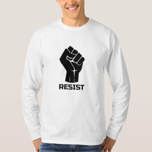 Widerstehe mit der Faust - in Schwarz T-Shirt