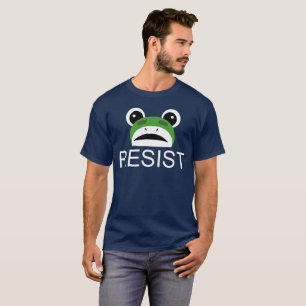 Widerstehe Portland Frosch T-Shirt