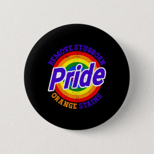 Widerstehe Trump Entferne Hartnäckige Orange Fleck Button