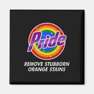 Widerstehe Trump Entferne Hartnäckige Orange Fleck Magnet