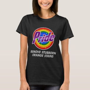 Widerstehe Trump Entferne Hartnäckige Orange Fleck T-Shirt