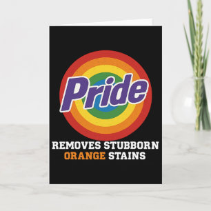 Widerstehe Trump Entferne hartnäckige orangefarben Karte