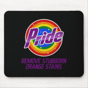 Widerstehe Trump Entferne Hartnäckige Orangefarben Mousepad