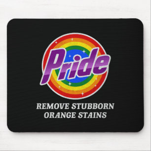 Widerstehe Trump Entferne Hartnäckige Orangefarben Mousepad