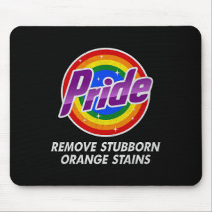 Widerstehe Trump Entferne Hartnäckige Orangefarben Mousepad