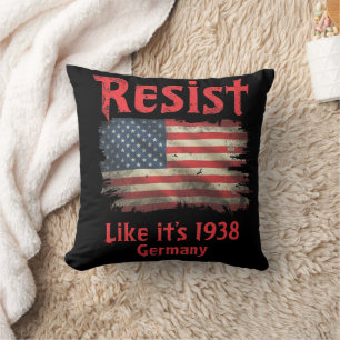 Widerstehe wie Deutschland 1938 Cool Politisch Kissen