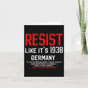 Widerstehe wie im Deutschland von 1938: Projekt 'F Karte
