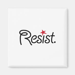 Widerstehen, Anti-Trump-Design Magnet