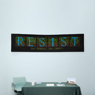 Widerstehen Banner