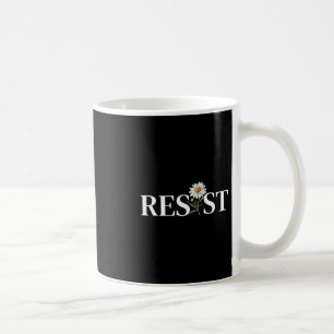 Widerstehen Florale Anti-Trump-Politische Protest Kaffeetasse
