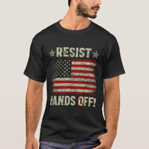 Widerstehen Hände weg Protest Sozialversicherung M T-Shirt
