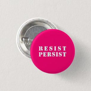 "Widerstehen" heißen rosa, magenta, fuchsia Button