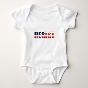 Widerstehen Sie Anti-Trumpf Widerstand-Freiheit Baby Strampler