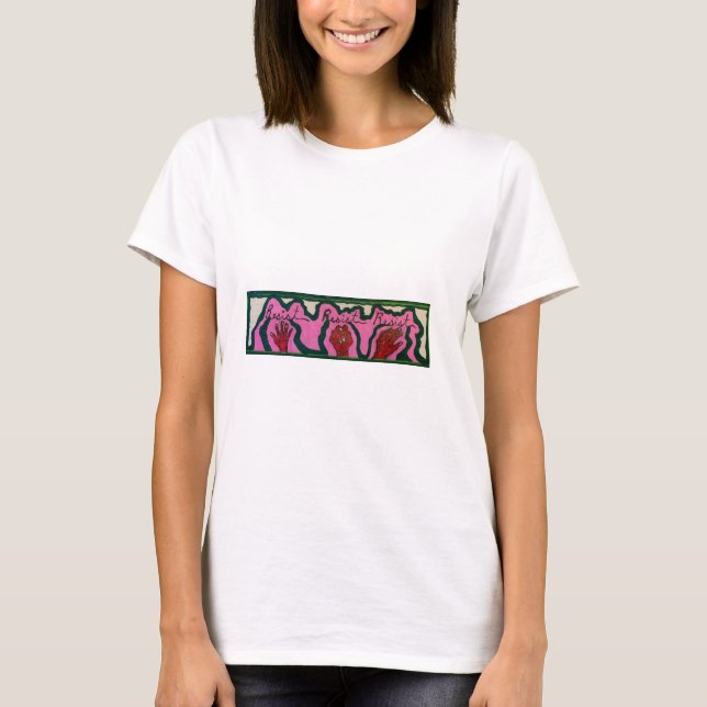 Widerstehen Sie dem Geisteskrankheits-T - Shirt, T-Shirt (Vorderseite)