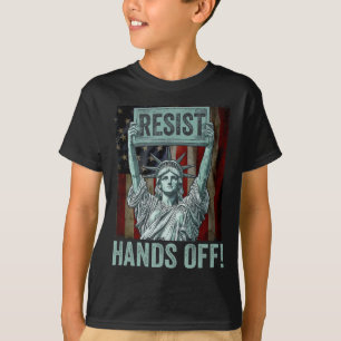 Widerstehen Sie dem Widerstand Statue der Freiheit T-Shirt