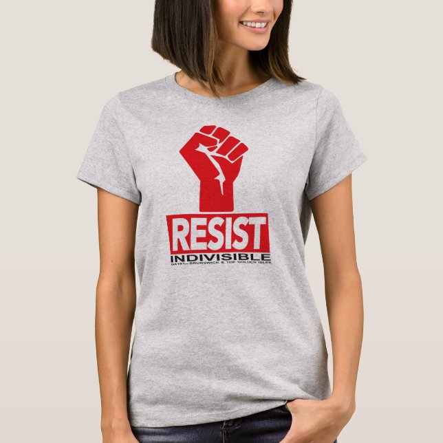 Widerstehen Sie T-Shirt - den Größen der Frauen - (Vorderseite)
