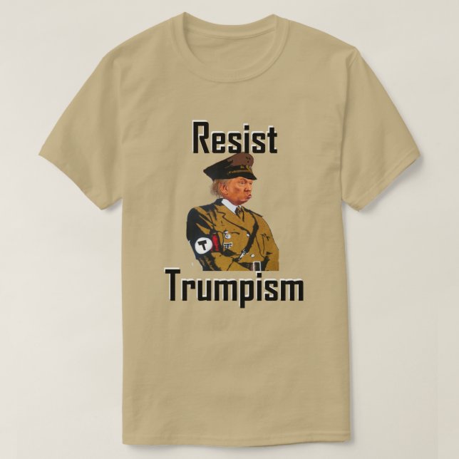 widerstehen Sie trumpism T-Shirt (Design vorne)