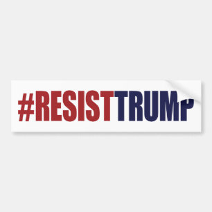 #WidersteheTrump Widerstehe Präsident Trump - Anti Autoaufkleber