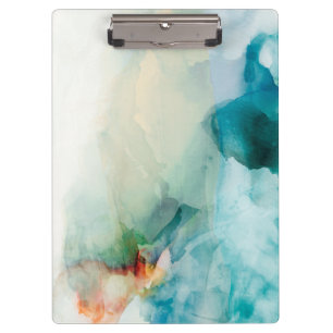 Widerwille - blaues Aquarell Klemmbrett