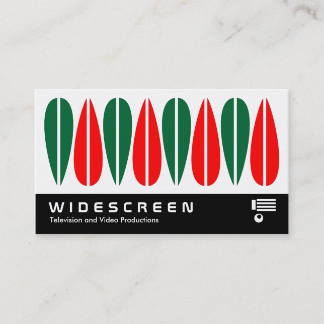 Widescreen 0452 - Retro-Blätter 03 Visitenkarte (Vorderseite)