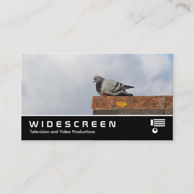 Widescreen 0466 - Good Morning Pigeon Visitenkarte (Vorderseite)