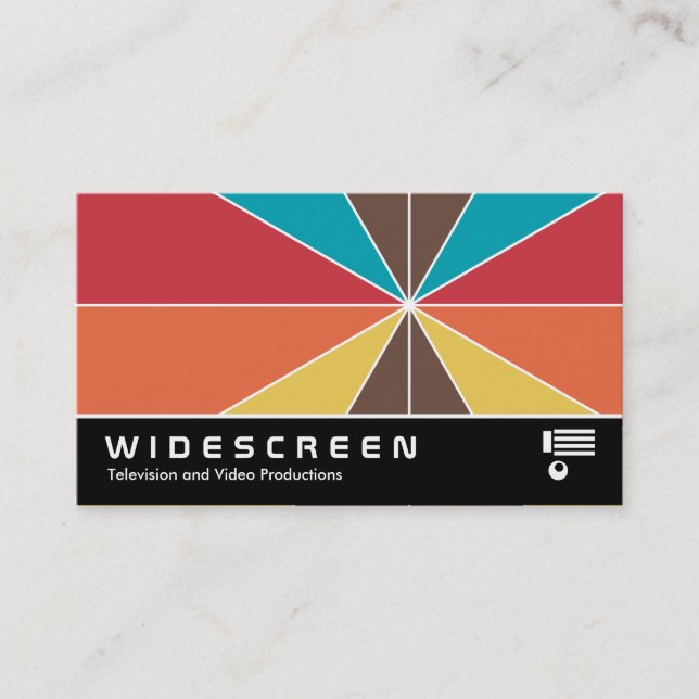 Widescreen 0525 - Farbsegmente 05 Visitenkarte (Vorderseite)
