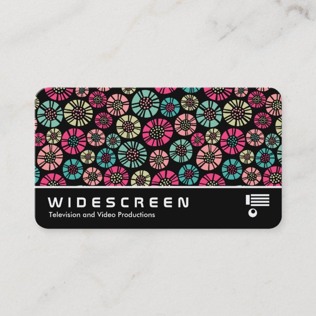 Widescreen 0557 - Abstrakte Blume 031023 Visitenkarte (Vorderseite)