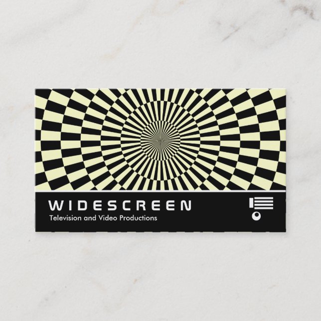 Widescreen 186 - Op Art Visitenkarte (Vorderseite)