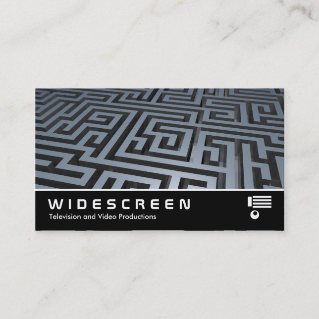 Widescreen 200 - Metall-Maze Visitenkarte (Vorderseite)