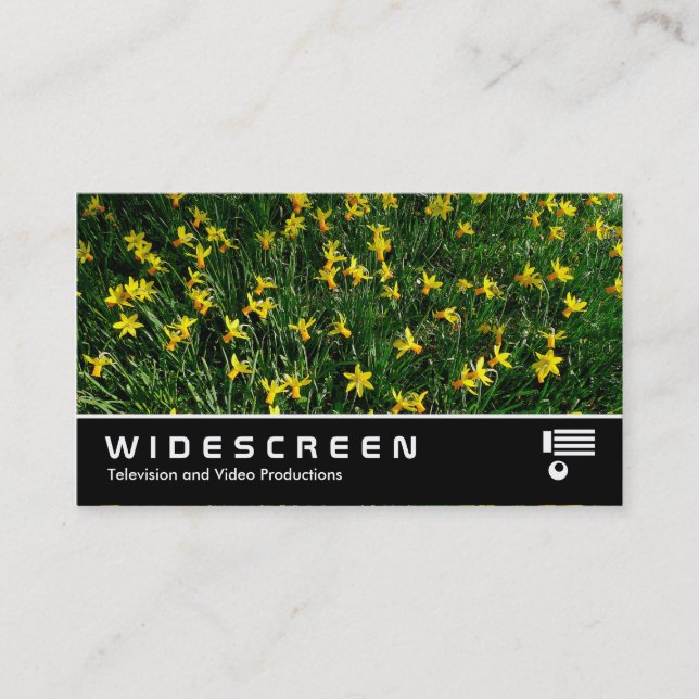 Widescreen 204 - Affodils/Narzisse Visitenkarte (Vorderseite)