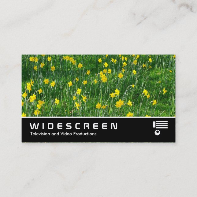Widescreen 205 - Affodils/Narzisse Visitenkarte (Vorderseite)