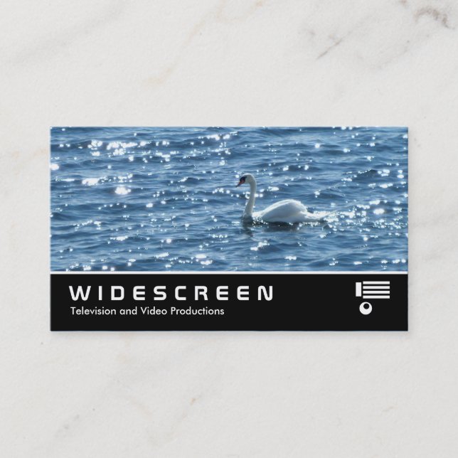 Widescreen 219 - Swan, Cardiff Bay Visitenkarte (Vorderseite)