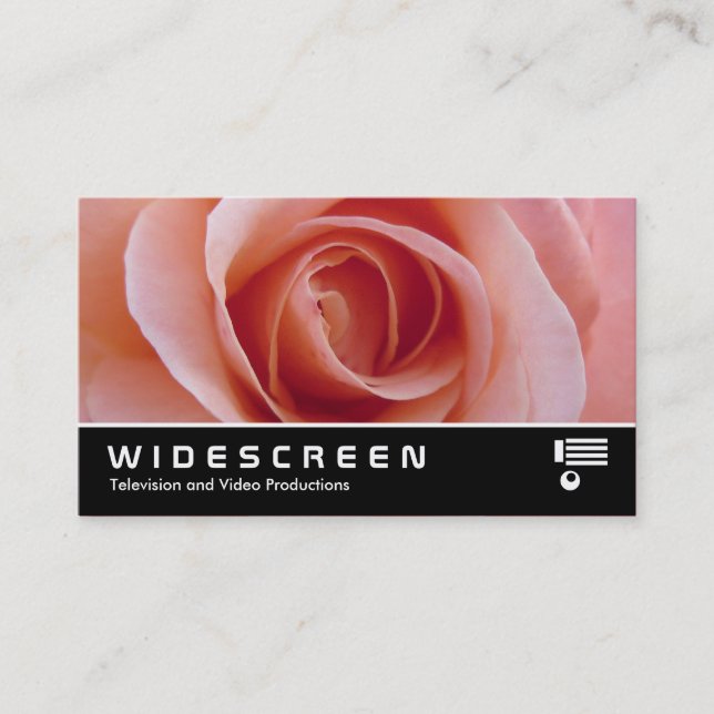 Widescreen 229 - Rosa Rose Visitenkarte (Vorderseite)