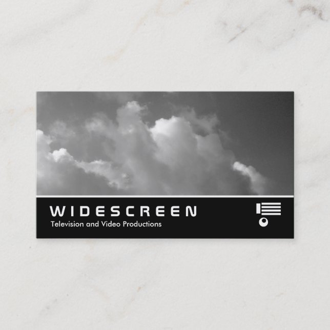Widescreen 235 - Abend Sky Visitenkarte (Vorderseite)