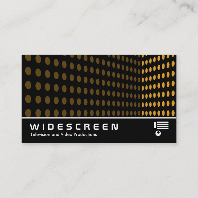 Widescreen 243 - Tone Corner - Orange Visitenkarte (Vorderseite)
