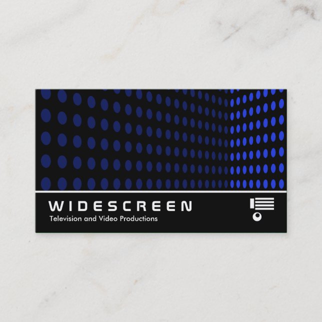Widescreen 250 - Tone Corner - Blau Visitenkarte (Vorderseite)