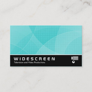 Widescreen 294 - Kurven - Cyan Visitenkarte