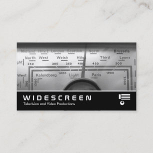 Widescreen 330 - Old UK Radio Dial Visitenkarte