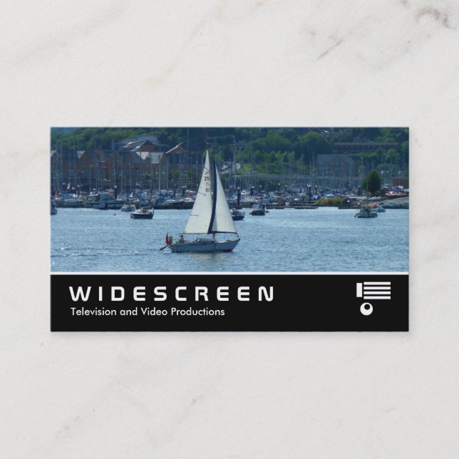 Widescreen 340 - Cardiff Marina Visitenkarte (Vorderseite)