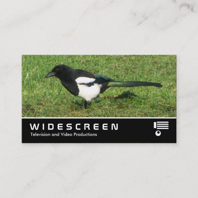 Widescreen 367 - Europäische Magpie Visitenkarte (Vorderseite)