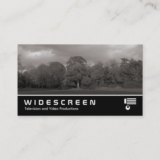 Widescreen 369 - Parklandschaft Visitenkarte (Vorderseite)