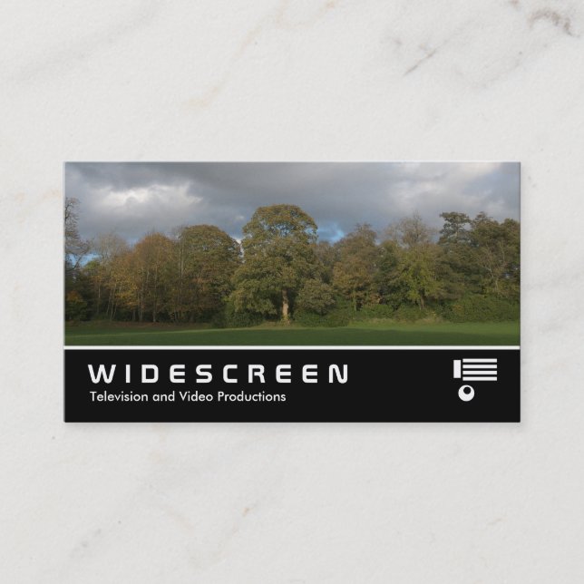 Widescreen 370 - Park Landschaft Visitenkarte (Vorderseite)