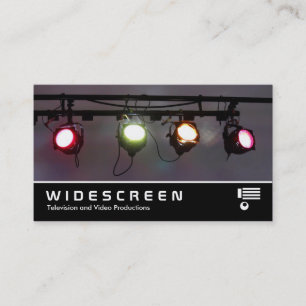 Widescreen 405 - Theater Spot Lights Visitenkarte