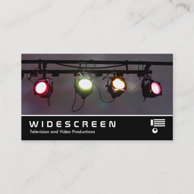 Widescreen 405 - Theater Spot Lights Visitenkarte (Vorderseite)