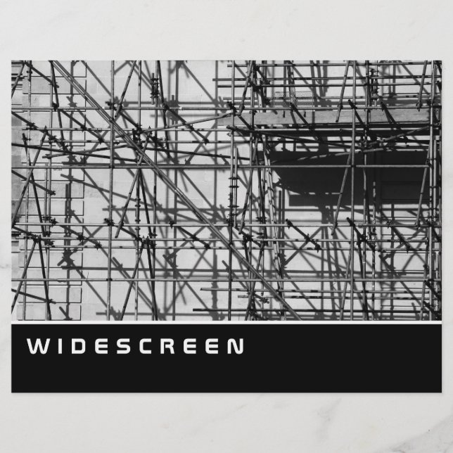 Widescreen - Gerüst Flyer (Vorne)